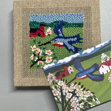 Load image into Gallery viewer, Maud Lewis Inspired Kits for Fine Oxford Punch Needle