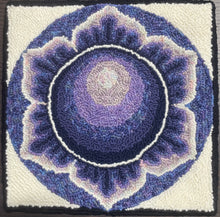 Load image into Gallery viewer, Pattern for the Purple Glow (aka Sacral Chakra) 12" x12"