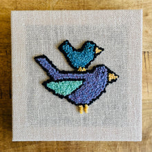 Load image into Gallery viewer, Chirp and Cheer - Beginner-Friendly Punch Needle Kit – Ready to Hang