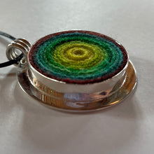 Load image into Gallery viewer, Silver and Wool Pendant
