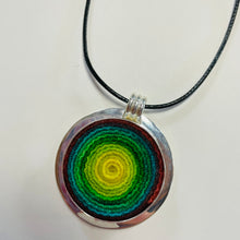 Load image into Gallery viewer, Silver and Wool Pendant
