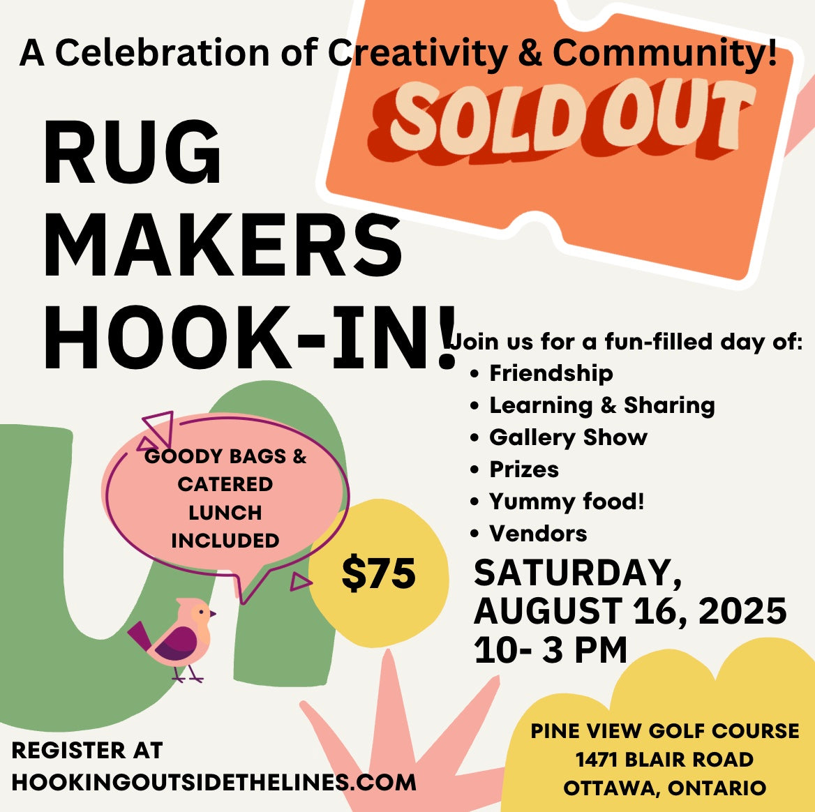 Rug Makers Hook-In August 16th, 2025