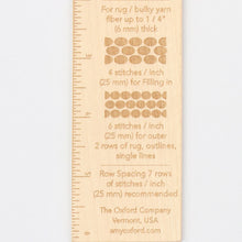 Load image into Gallery viewer, Oxford Wooden Stitch Gauge
