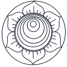 Load image into Gallery viewer, Pattern for the Purple Glow (aka Sacral Chakra) 12" x12"
